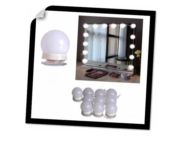 &uu LAMPARA FOCO PARA ESPEJO USB (83051)